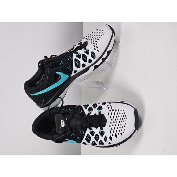 Nike Men's Sneakers - Black, White & Turquoise - Picture 1 of 15